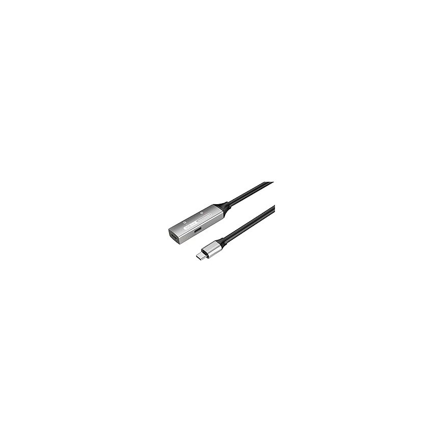 PremiumCord USB-C pakartotinis ir ilginimo kabelis Vyras-Moteris, 5Gbps Aliuminis 5m – 2