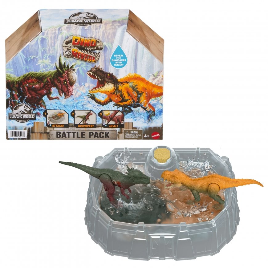 Jurassic World DINO REVEAL BATTLE PACK -valikoima