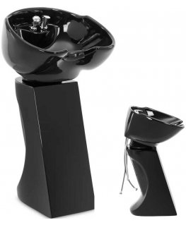 Physa Myjka hairdressing reclining freestanding 35 - 40 degrees - black