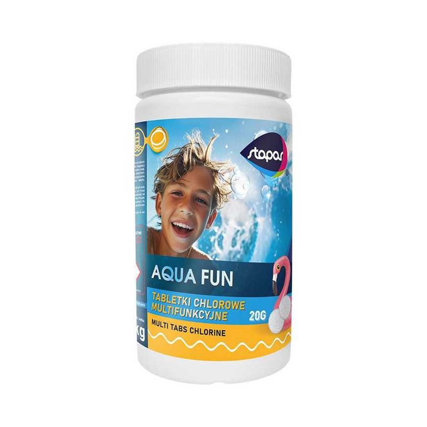 Chlorinės tabletės Multifunkcinės Aqua Fun 1kg STAPAR – 2