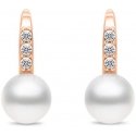 Brilio Silver Brilio Silver Beautiful bronze earrings with pearls and zircons EA385R Brilio Silver Brilio Silver Beautiful bronze earrings with pearls and zircons EA385R