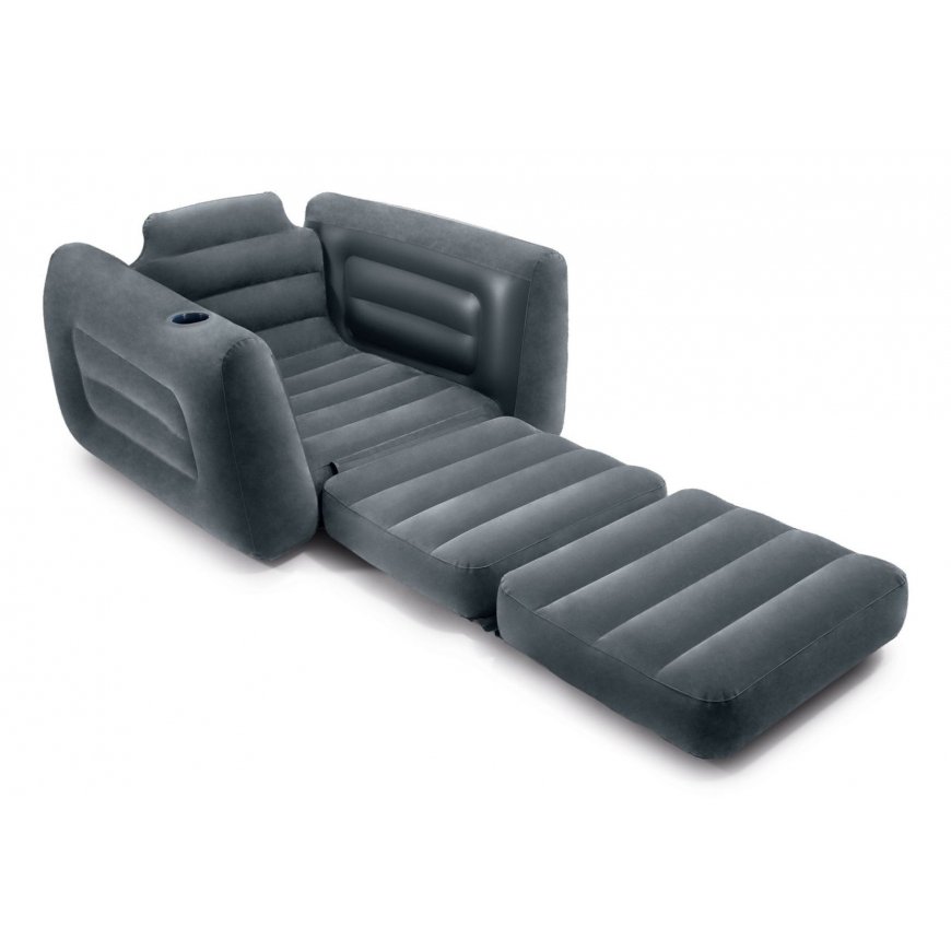 Intex Pull-Out Chair Yksittäinen tuoli Harmaa – 2
