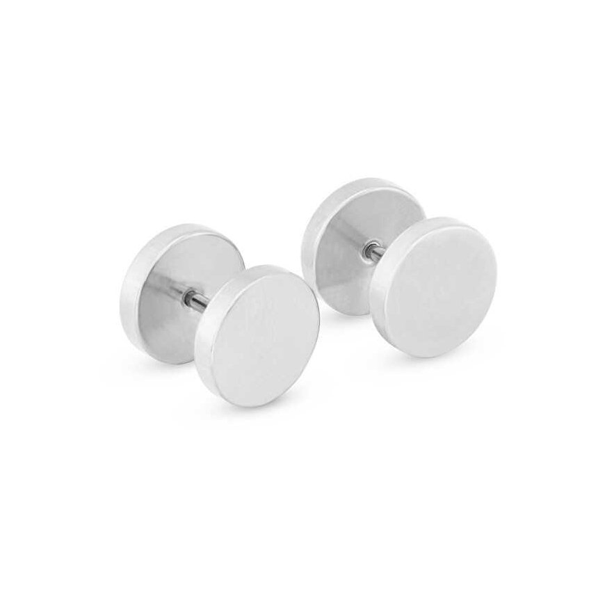 Troli Minimalist teräksiset korvakorut KS-148