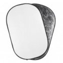 Quadralite blenda sudraba-balta 90x120cm Quadralite blenda sudraba-balta 90x120cm