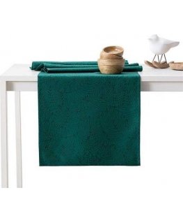 AmeliaHome TCLOTH / AH / GAIA / HMD / BOTTLEGREEN / 40X120