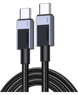 Ugreen ML USB-latauskaapeli USB-C:stä USB-C:hen PD L512 (harmaa), 3 m