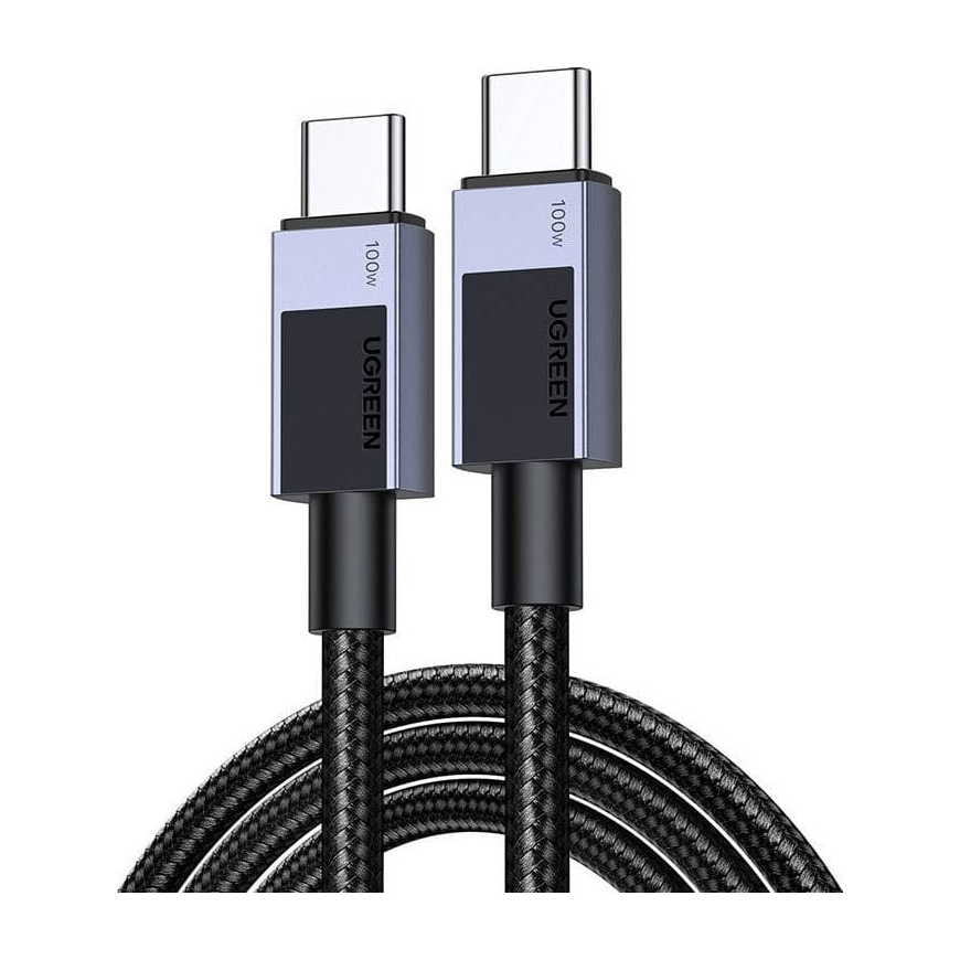 Кабель зарядки Ugreen ML USB-C в USB-C PD L512 (серый), 3 м