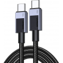 Ugreen ML USB-latauskaapeli USB-C:stä USB-C:hen PD L512 (harmaa), 3 m Ugreen ML USB-latauskaapeli USB-C:stä USB-C:hen PD L512 (harmaa), 3 m