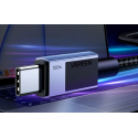 Ugreen ML USB-latauskaapeli USB-C:stä USB-C:hen PD L512 (harmaa), 3 m Ugreen ML USB-latauskaapeli USB-C:stä USB-C:hen PD L512 (harmaa), 3 m