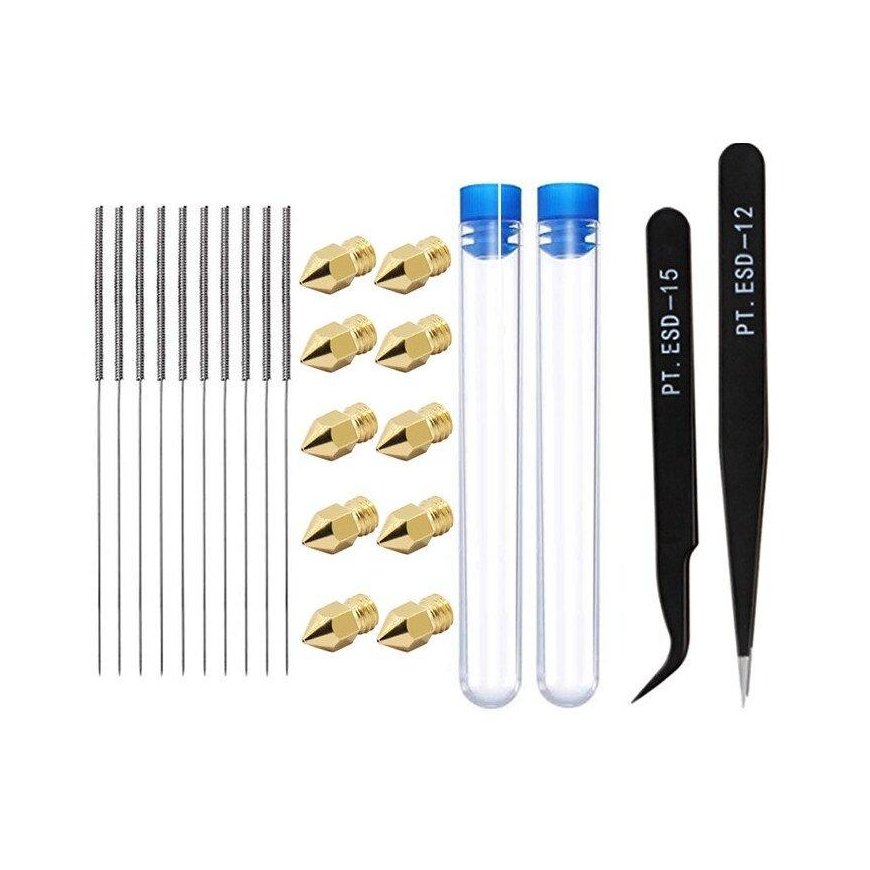 OEM Kit for MK8 Nozzle Replacement and Maintenance - 0.4mm