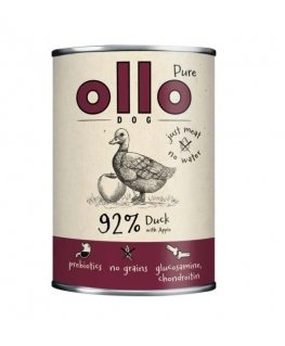 OLLO Pure Duck with apple - wet dog food - 850g