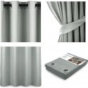AmeliaHome CURT/AH/BLACKOUT/EYELETS/Silver/140X175/1PC AmeliaHome CURT/AH/BLACKOUT/EYELETS/Silver/140X175/1PC