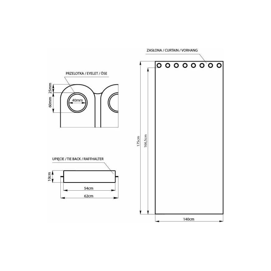 AmeliaHome AIZKAR/IEMUTI/MELNA/ACIS/Sudraba/140X175/1GB – 4