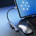 DUDAO A16T 4-in-4 USB-C Hub Wired USB 3.2 Gen 1 (3.1 Gen 1) Type-C Grey DUDAO A16T 4-in-4 USB-C Hub Wired USB 3.2 Gen 1 (3.1 Gen 1) Type-C Grey