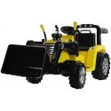 Lean Cars Kids electric tractor with loader ZP1005 yellow