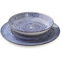 Lumarko Affek Design STRIPES Mėlynas pietų rinkinys 18 dalių. 27/19/20 cm dubenėliai, 550 ml Lumarko Affek Design STRIPES Mėlynas pietų rinkinys 18 dalių. 27/19/20 cm dubenėliai, 550 ml
