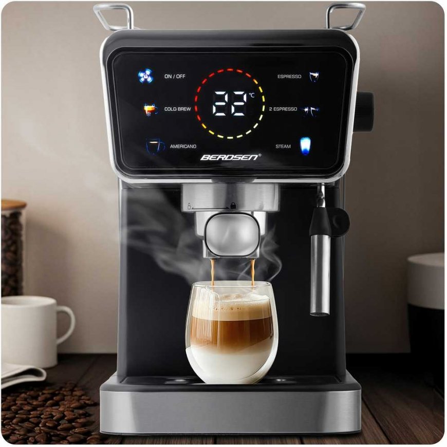 Coffee machine Coffee machine plunger 20 bars Berdsen BD-771 black – 5