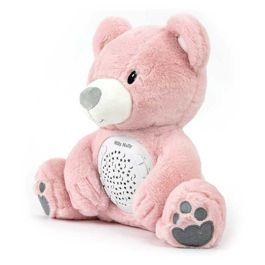 Milly Mally plush toy with projector, Milly bear, pink – 2