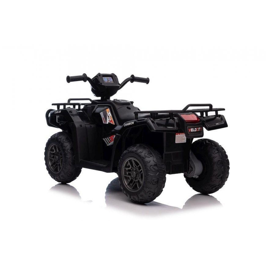 Lean Cars Vienvietis vaikiškas elektromobilis Quad JC915, melns – 5