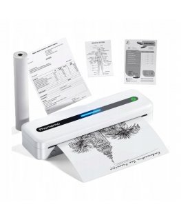 Этикеточный принтер Phomemo Портативный принтер Термальный Наклейки 300dpi A4 216/110/80/53 Phomemo / M832 / Белый