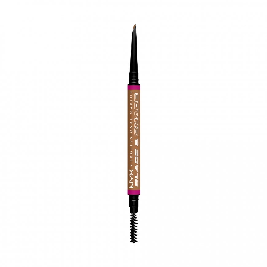 Nyx Professional Make Up BLADE & SHADE NANO uzacu zīmulis 01-Ash Gaišiem matiem 1 vienība