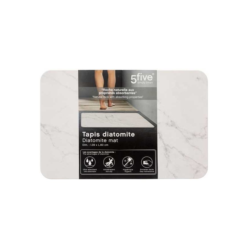 5five Simply Smart LEA diatomiit vannimat, 39 x 60 cm – 3
