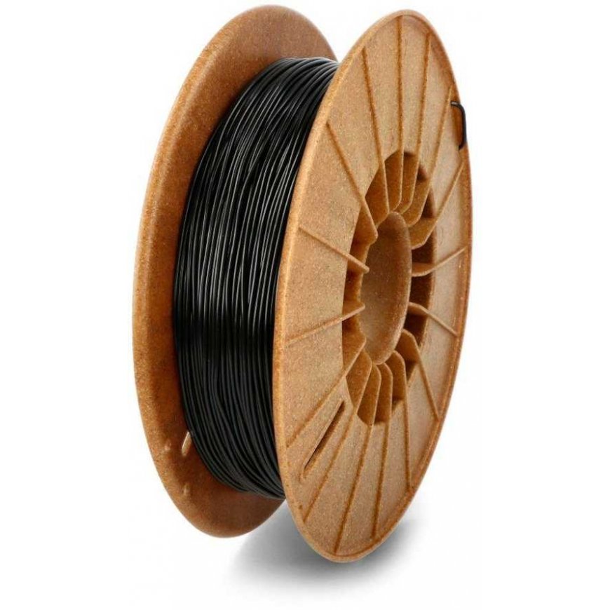 Plastikas Rosa3D Flex 96A - 1.75mm - 0.5kg - Juodas