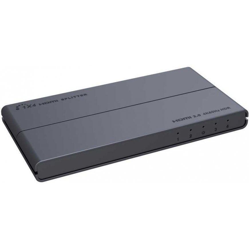PremiumCord PREMIUMCORD HDMI 2.0 splitter 1–4 ports, 4K x 2K/60Hz, FULL HD, 3D, HDR support – 3