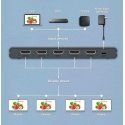 PremiumCord PREMIUMCORD HDMI 2.0 skirstytuvas 1–4 prievadai, 4K x 2K/60Hz, FULL HD, 3D, HDR atbalsts