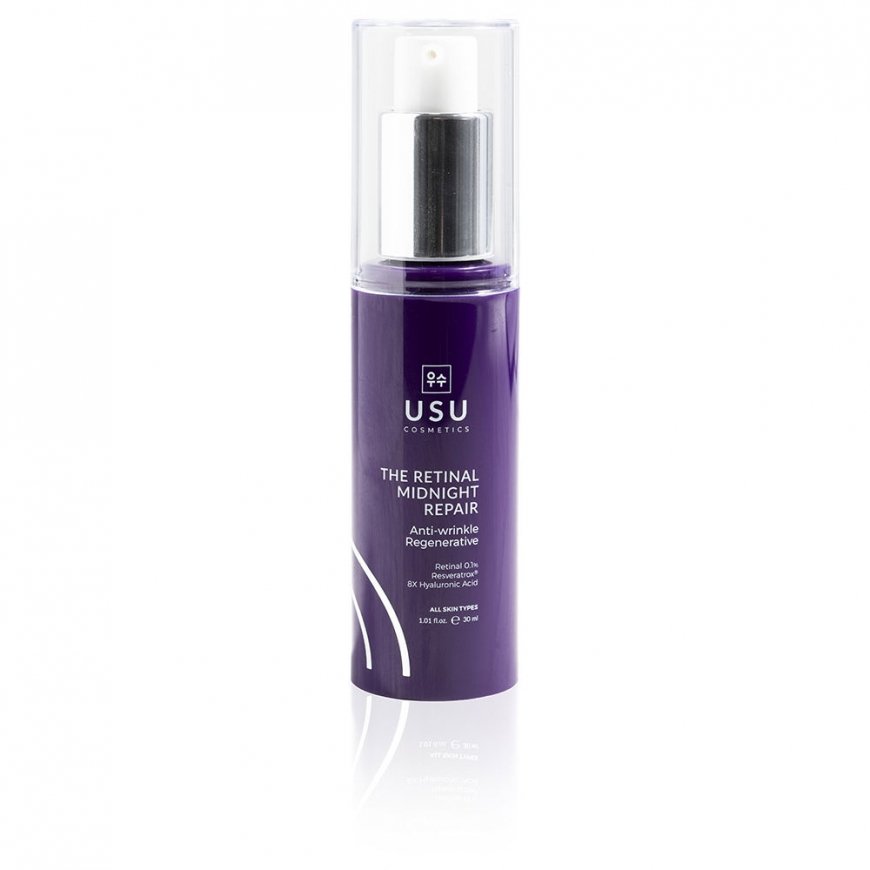 Usu Cosmetics RETINAL MIDNIGHT REPAIR kortsustavust eemaldav regeneratiivne öötoode 30 ml