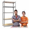 Metal storage shelf 205 x 120 x 45 Humberg 4850