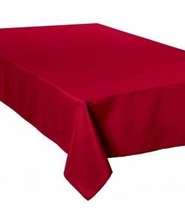 Atmosphera Tablecloth, Rectangular Tablecloth, Elegant Living Room Tablecloth, Red, 300 x 150 cm