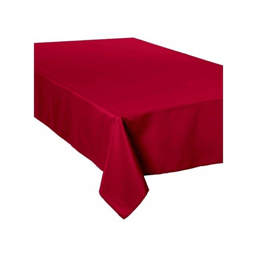 Atmosphera Tablecloth, Rectangular Tablecloth, Elegant Living Room Tablecloth, Red, 300 x 150 cm