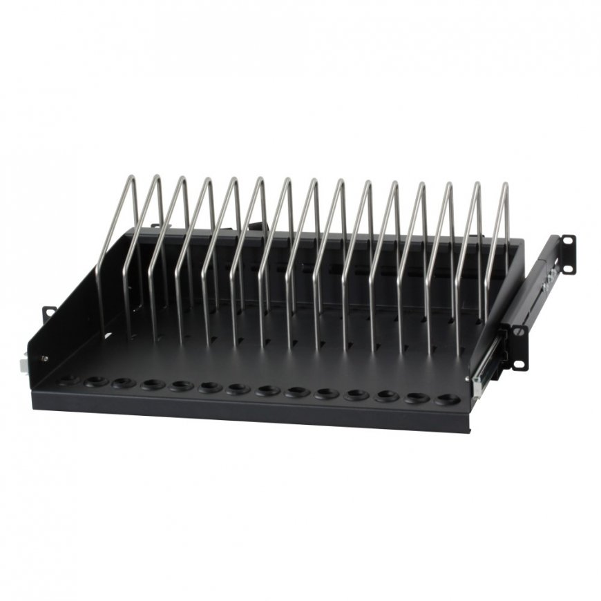 Techly I-CABINET-TRAY14BK palvelinkaapin lisävaruste Kehikon hylly – 3