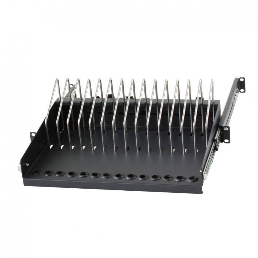 Techly I-CABINET-TRAY14BK rack accessory Rack shelf – 4