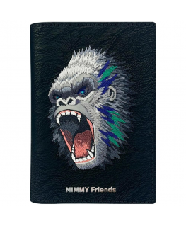 Pasas dėklas Nimmy wallet Raptor Gorilla juodos spalvos
