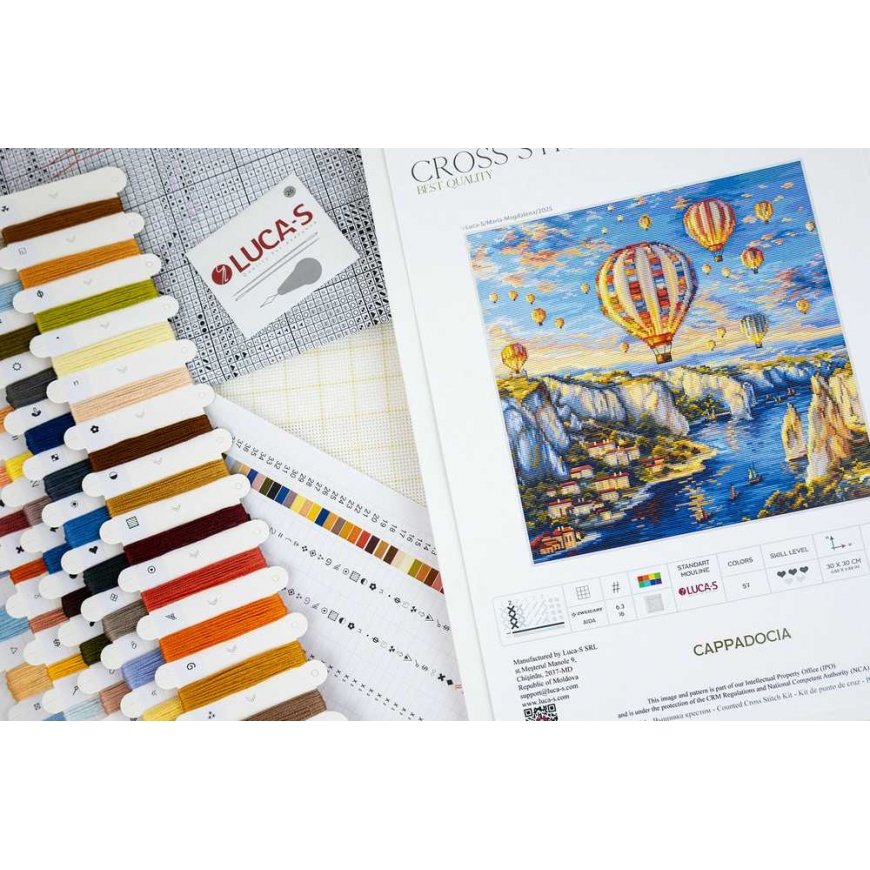 Luca S Cross Stitch Kit 'Cappadocia' 30x30cm SBU5082 – 4