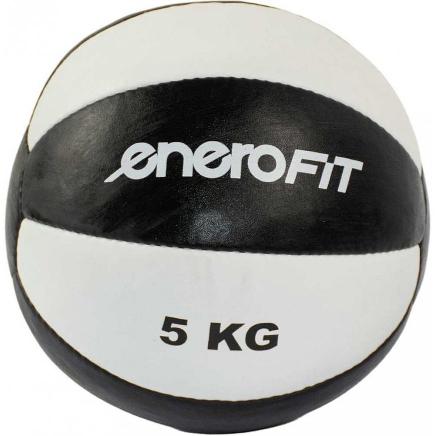 Enerģētiskais ķermenis Medicīniskais bumbas 5kg, sintētiskā āda, „Enero Fit“