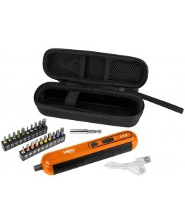 Беспроводная дрель-шуруповерт Neo Tools 4V с литий-ионным аккумулятором, USB-C