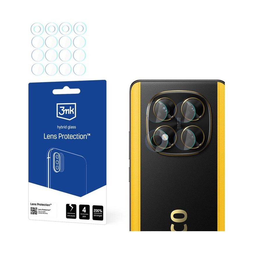 3mk objektīva aizsardzība kamerai stikla Xiaomi Poco X7