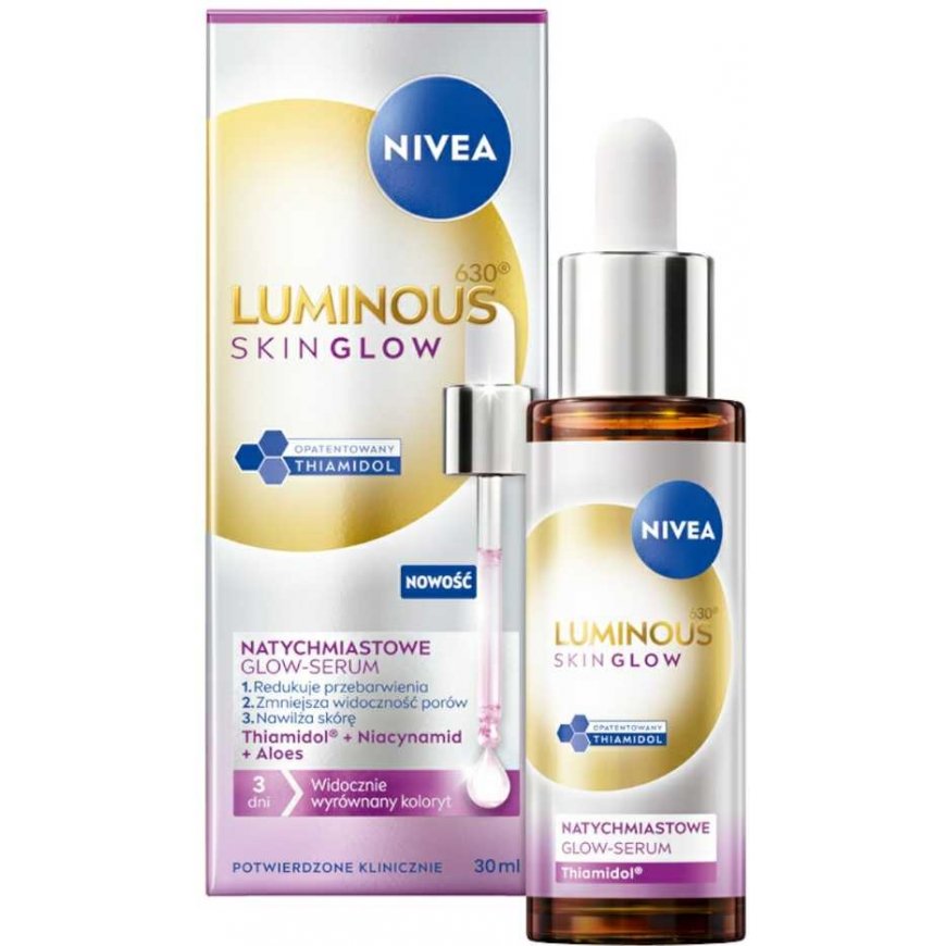 Nivea "Luminous630® Skin Glow" tūlītējs