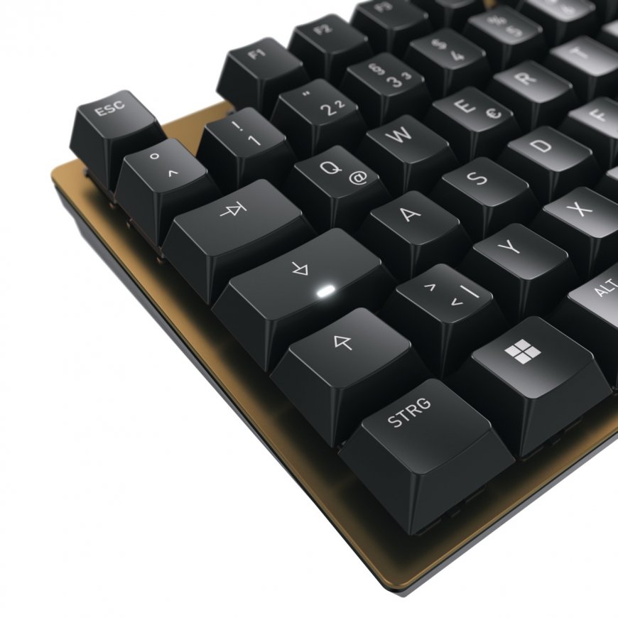 CHERRY KC 200 MX klaviatuur Universaalne USB QWERTZ Saksa keel Must, Pronks – 5