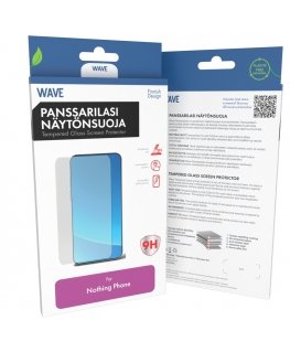 Wave tempered glass, straight, Nothing Phone (3a) / Nothing Phone (3a) Pro