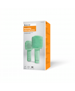 Denver KMS-30 Microphone with BT Speaker for Karaoke Green