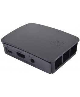 Raspberry Pi -kotelo - Farnell - Musta