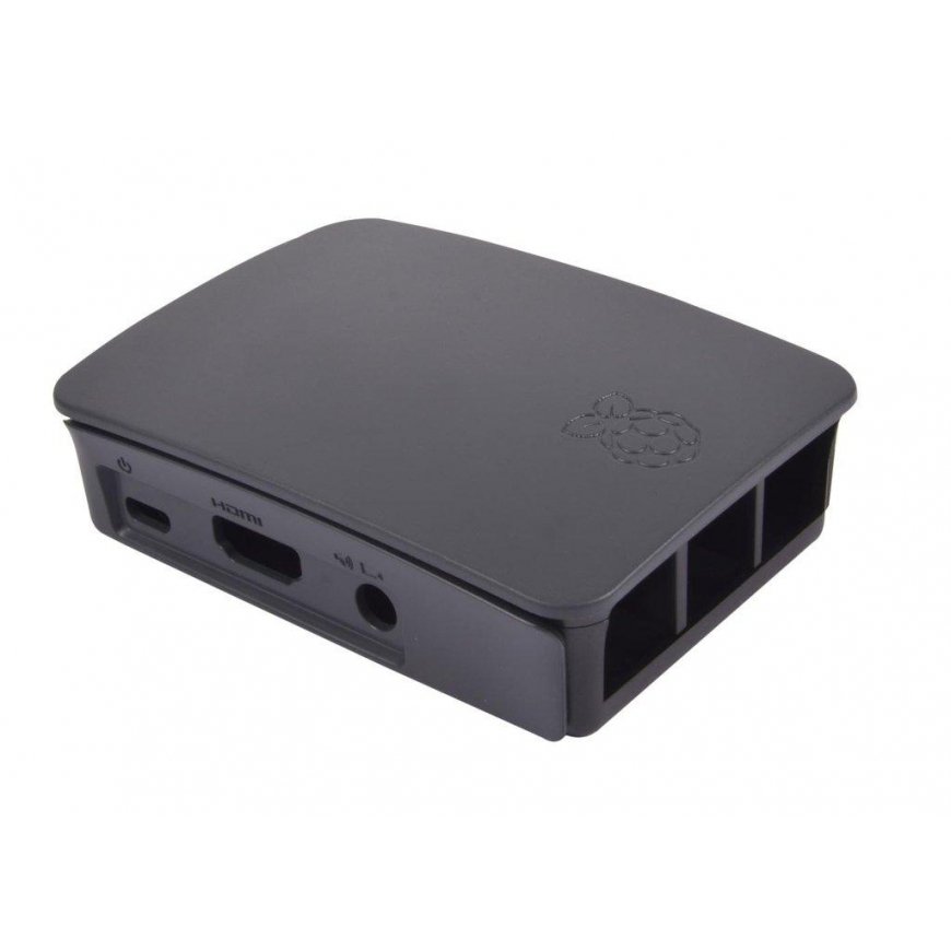Raspberry Pi Dēžutīte - Farnell - Melna – 2