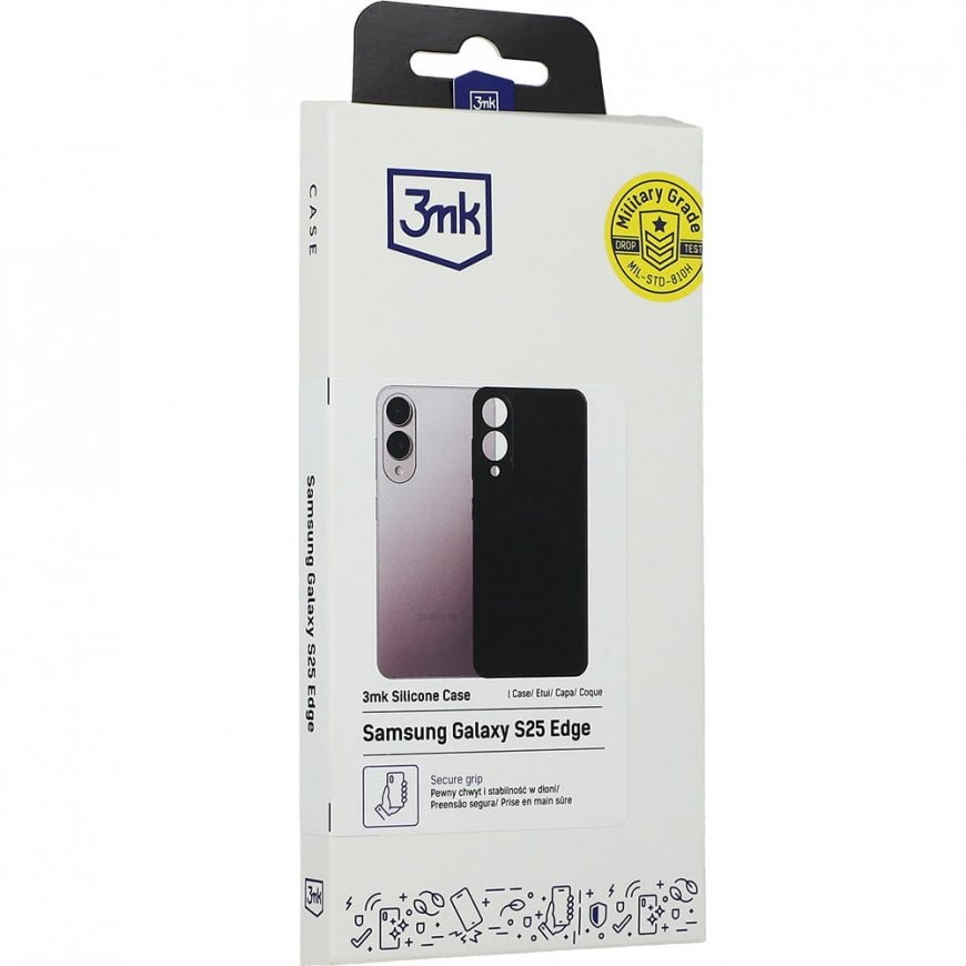 3mk Silicone Case for Samsung Galaxy S25 Edge