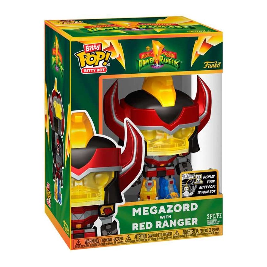 Фигурка Funko Bitty Bots Могучие Рейнджеры Мегазорд с Красным Рейнджером – 2