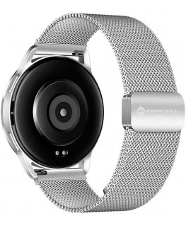Strap for Samsung Galaxy Watch Forcell F-Design FS11 magnetic steel, 22 mm, silver