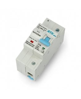 Elektros srovės jungiklis Zigbee Tuya RTX ZCB16-1P 16A